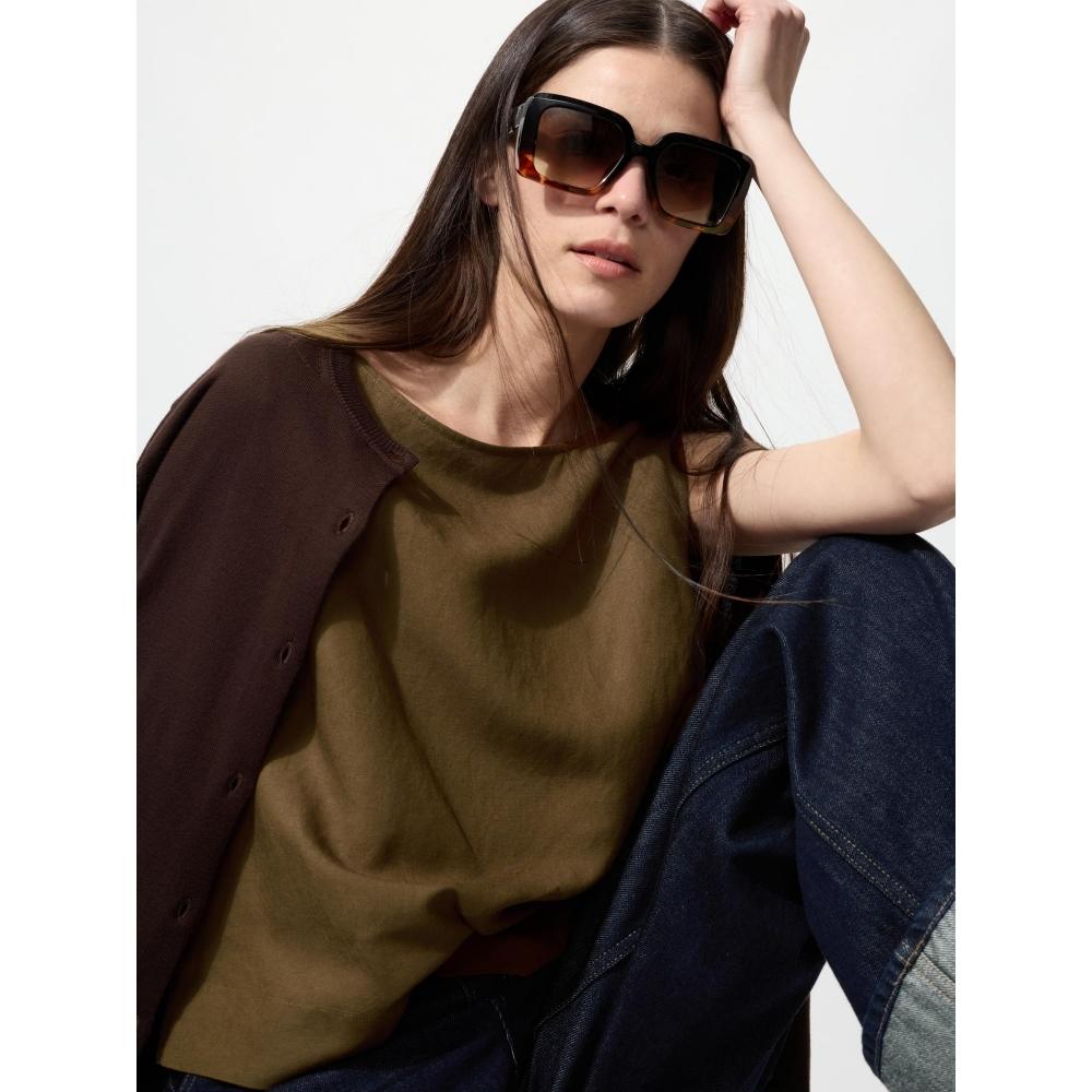 Uniqlo Японские солнцезащитные очки Большой квадрат