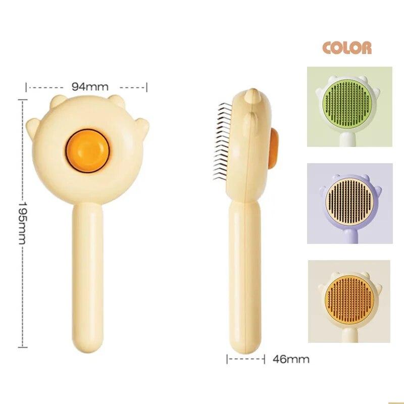 Расческа для домашних животных One-Key Hair Removal Brush Cleaning Magic Massage Grooming Needle Scratcher For Cat Dog Cleaning Care Supplies