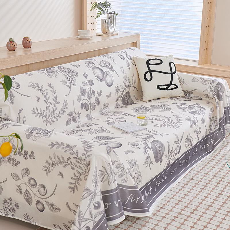 Ice Silk Artistic Sofa Towel Summer Summer Sofa Cushion Can Cover a Whole Sofa Cover