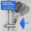 With hooks Shower Head Holder Round Pipe Riser Rail Bracket  Hardware Bath Accessories