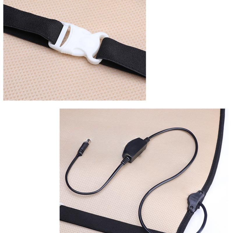 12v 1/2pcs Car Protective Cover Heating Pad Heating Car Seat Auto Parts Auto Parts Seat Cover Heated Seats Winter Warmer
