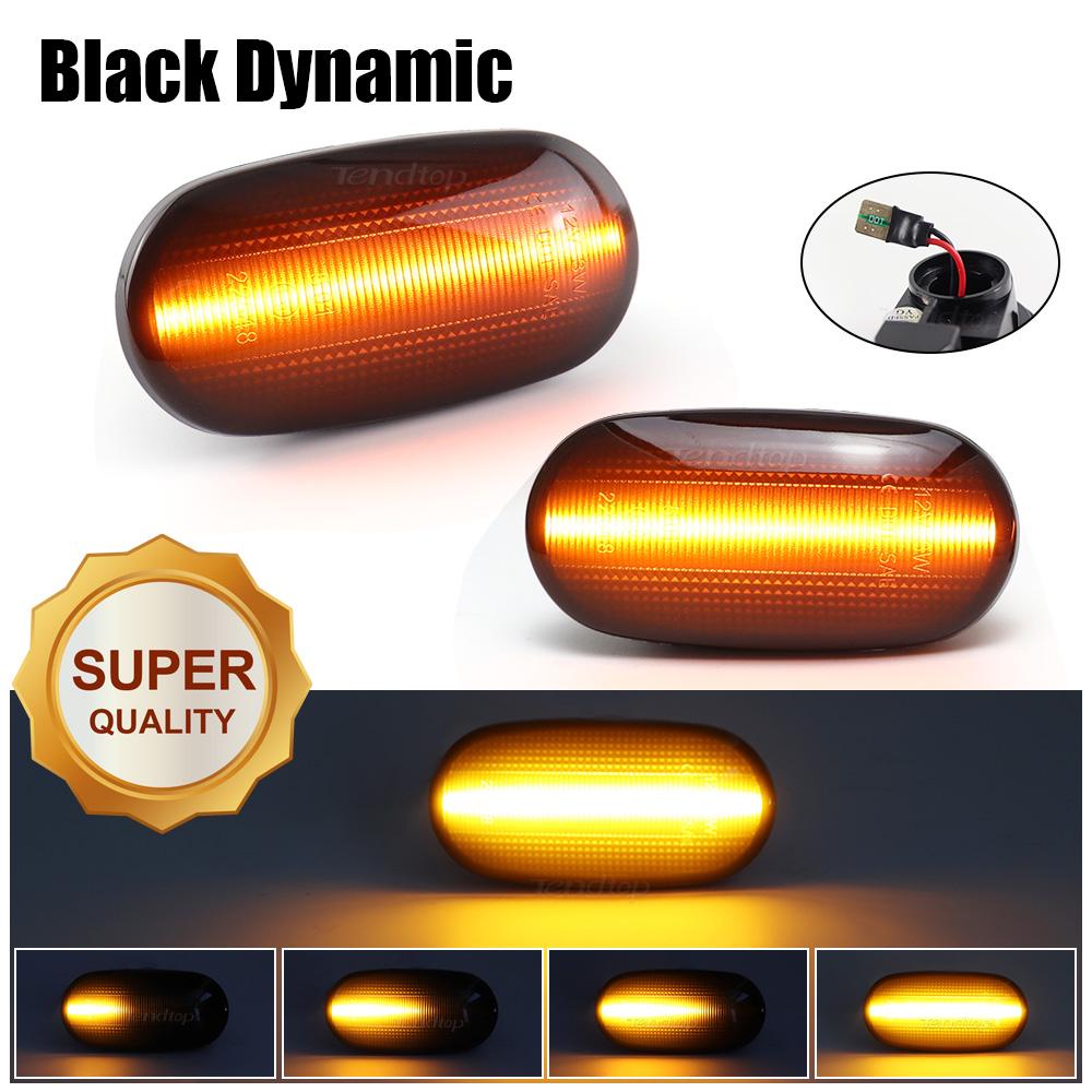 Lighting Systems LED Dynamic Side Marker Lights for Mitsubishi Pajero Mirag Legnum Gelent Sport 2G 98-05 Turn signal Light