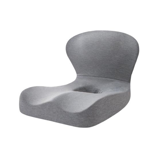 Подушка для сиденья с поддержкой спины Подушка из пены с эффектом памяти для спины и сиденья Эргономичная подушка для снятия давления для офиса, автомобиля, путешествий, долгих часов сидения