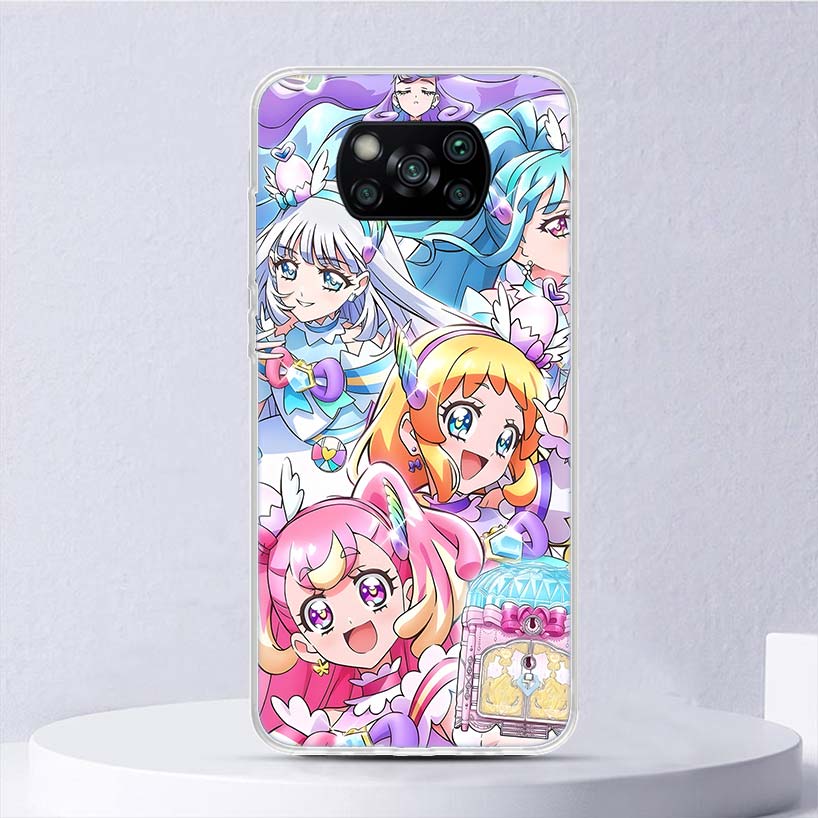 Мягкий чехол Pretty Cure для Xiaomi Poco X7 X6 X5 X4 X3 Nfc F7 Ultra F6 F5 Pro Чехол для телефона F4 Gt F3 M5S M4 M3 M5 M6 Coque