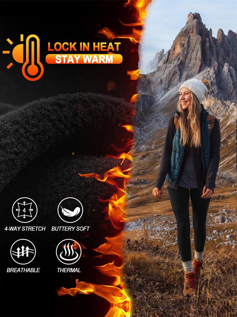 Флисовые леггинсы с карманами для женщин на осень и зиму, верхняя одежда с высокой посадкой, фитнес-штаны для йоги