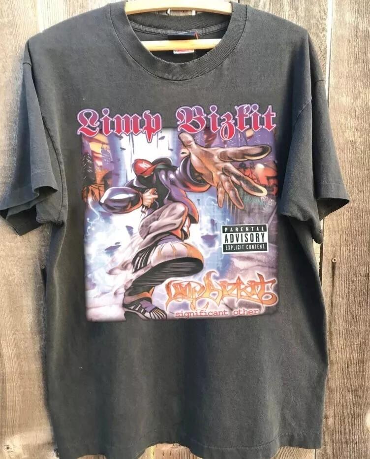 Limp Bizkit Shirt, Limp Bizkit Band Retro Charcoal T-shirt Unisex S-5XL Unisex T-Shirt