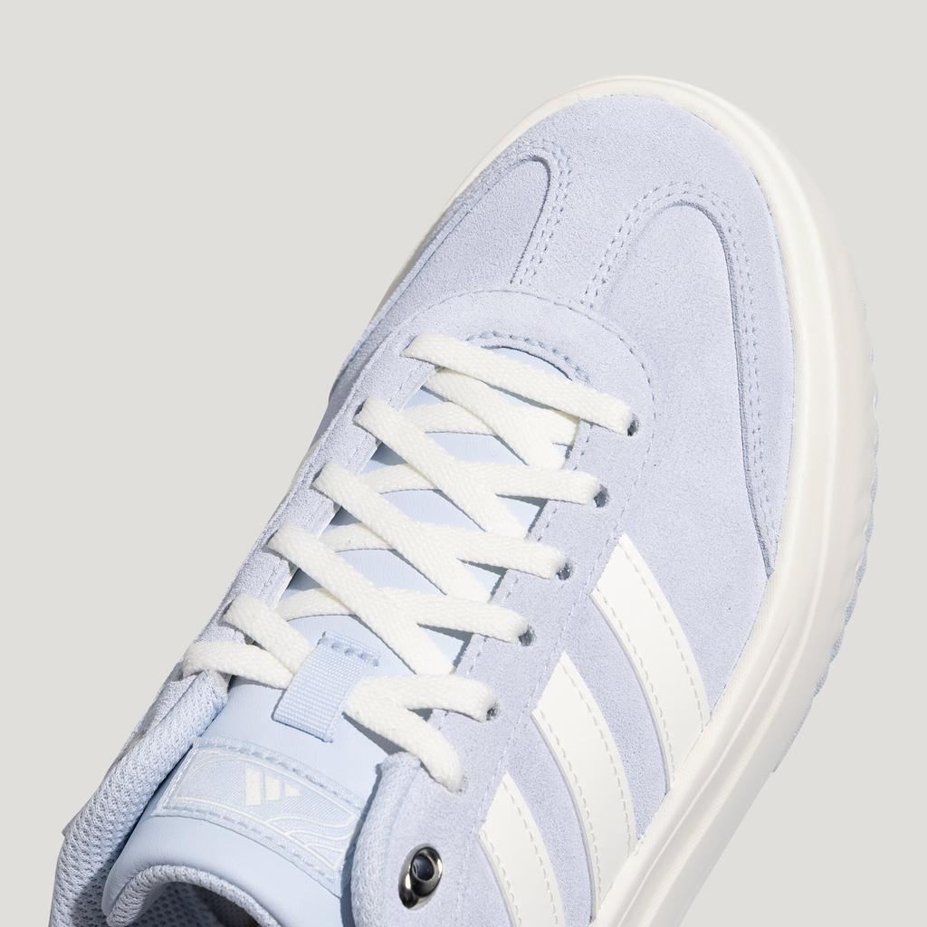 Adidas FLARE PLATFORM German Army Trainers Women's Crystal Blue White