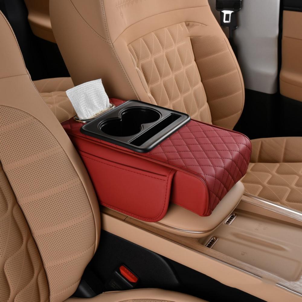 Side Storage Pockets Car Console Console Pillow Large Capacity Auto Armrest Cover Trucks