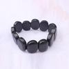 Lover-Beauty Real Black Bianshi Natural Bian Stone Bracelet For Men&Women Black Jade Bracelet
