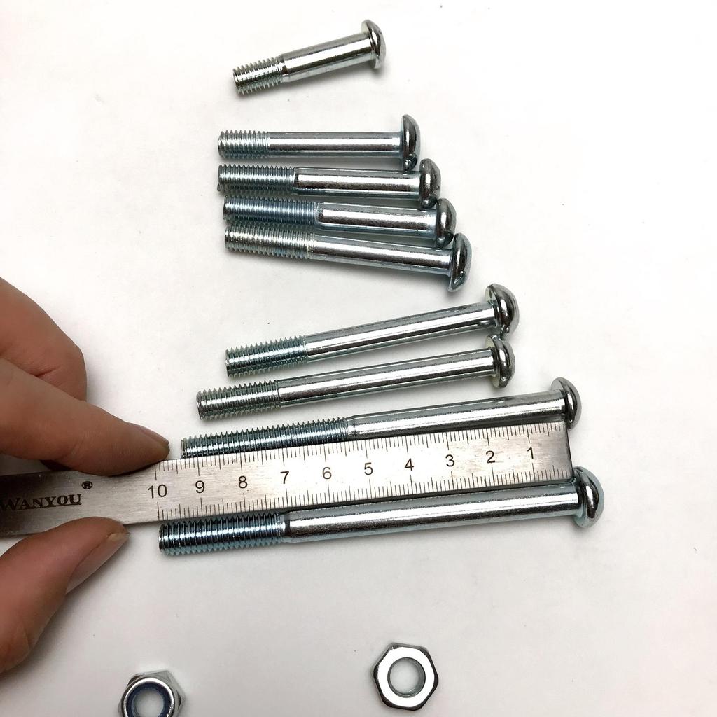 Fitness Equipment M8 Bolts Kit: Armrest, Panel, Seat, Leg & Connection Screws