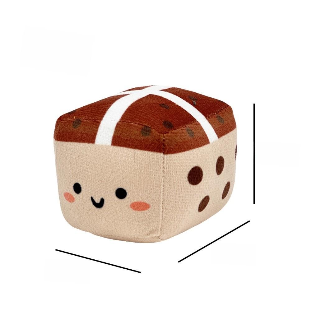 Плюшевая игрушка в виде коровы, пасхальная корзина, с ПП-хлопком для праздничного подарка и декора