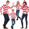 Where's Wally Parent-Child Costume: Cross-Border Smart Cosplay for Halloween