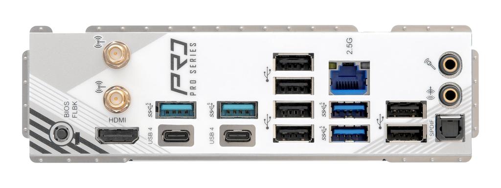 ASRock Motherboard X870 Pro RS WiFi AMD Ryzen 9000 Series CPU Compatible X870 Chipset ATX Motherboard Authorized Distributor (Soket AM5) [Domestic