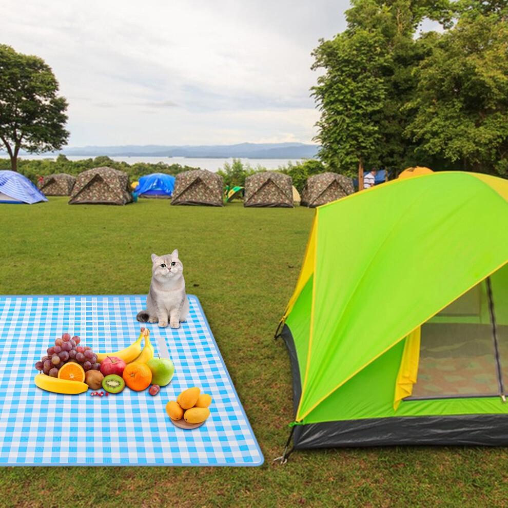 Outdoor Camping Rugs, Waterproof Outdoor Rug Picnic Blanket Beach Mat Extra Large Sandproof Waterproof Outdoor Travel Parent-child Camping Carpet