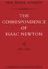 Книга The Correspondence of Isaac Newton : Volume 2