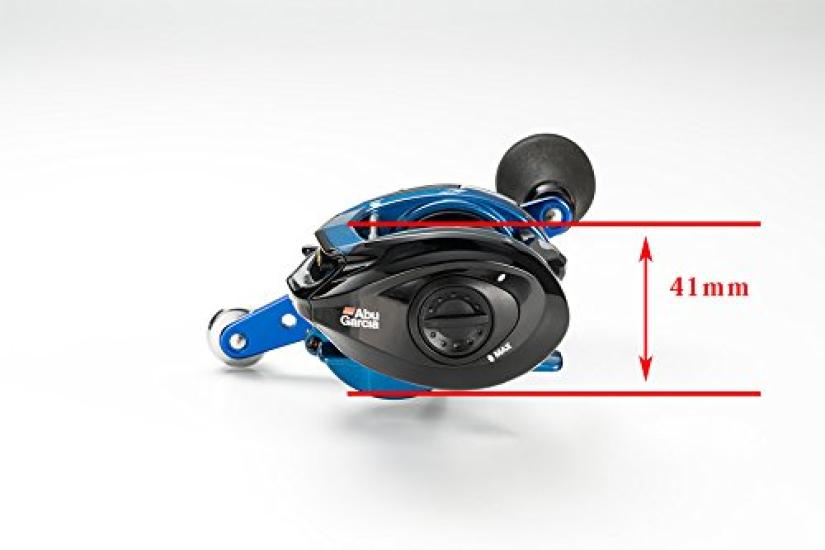 AbuGarcia BLUEMAX Boat Power Handle Baitcasting Reel for Boat Fishing 3-L Left-Handed Double-Axis