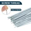 TUCKBOLD Bicycle Spokes Bike Wheel Spokes Silver Tone 1 Set