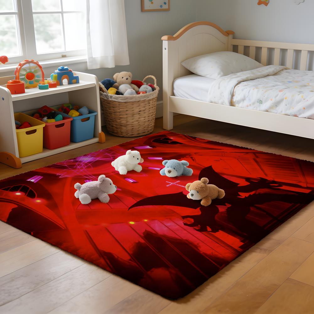 Floor Mat Soft Flannel Rug Non Slip Absorbent Mat for Bathroom Bedroom Home Decor Anime D Devilman C Crybaby