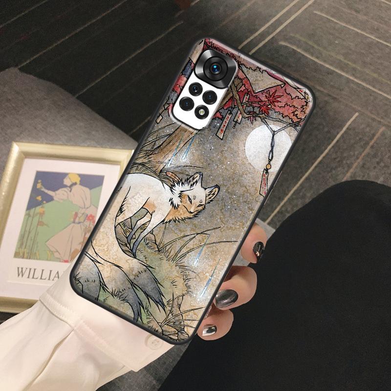 Cartoon Animal Fox Funda For Xiaomi Redmi Note 14 13 Pro 9 10 11 12 Pro 10S 11S 12S Redmi 14C 13C 10C 12C Case