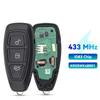 KEYYOU Умный дистанционный ключ для автомобиля Ford Focus Kuga Fiesta 2016 2017 2018 2019 и выше KR5876268/KR55WK48801 433 МГц ID49/ID83(4d63) чип