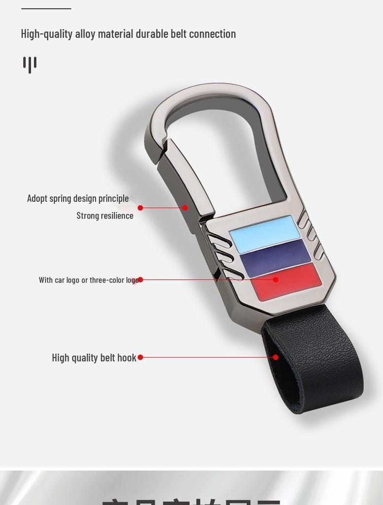 Buick Encore-S Key Case: Fashionable Car Key Bag with Buckle and Remote Shell Design