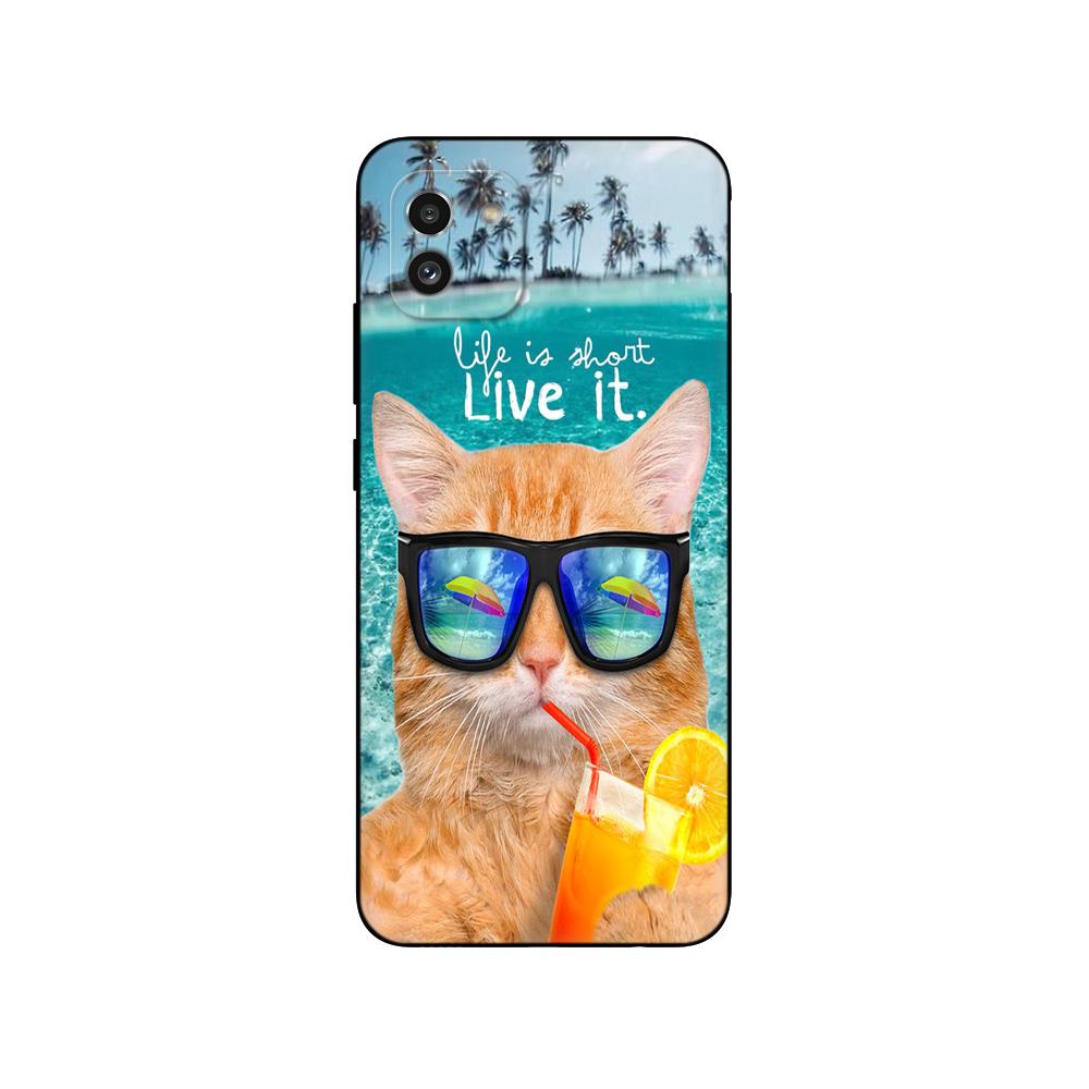 Чехол для Samsung Galaxy A03 164,2 мм, задняя крышка для GalaxyA03 Global A 03 A035, чехол для телефона, мягкий силиконовый бампер, черный чехол из ТПУ