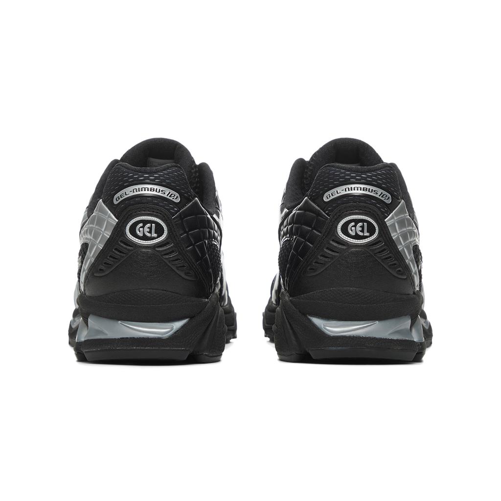 Asics GEL Nimbus 10.1 Амортизирующая поддержка Низкий верх Повседневная обувь Унисекс Жидкий черный Серебристый Кроссовки 1203A929-001