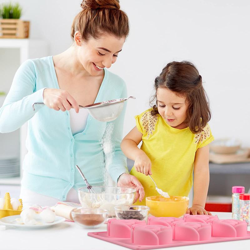 Силиконовые формы для цветов - Пищевая силиконовая форма в виде розы для выпечки льда, торта, желе, шоколада, для рукоделия, не содержит БФА и безопасна для мытья в посудомоечной машине