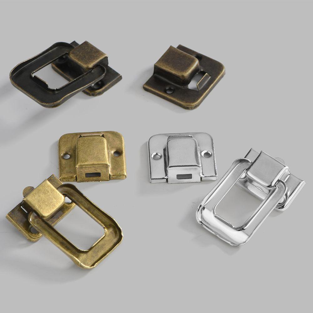 Antique Clip Clasp Retro Toggle Lock Accessories Box Buckle  Wine Box