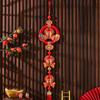 Threefold Chinese New Year Pendants Lucky Spring Festival Decorations  Wedding