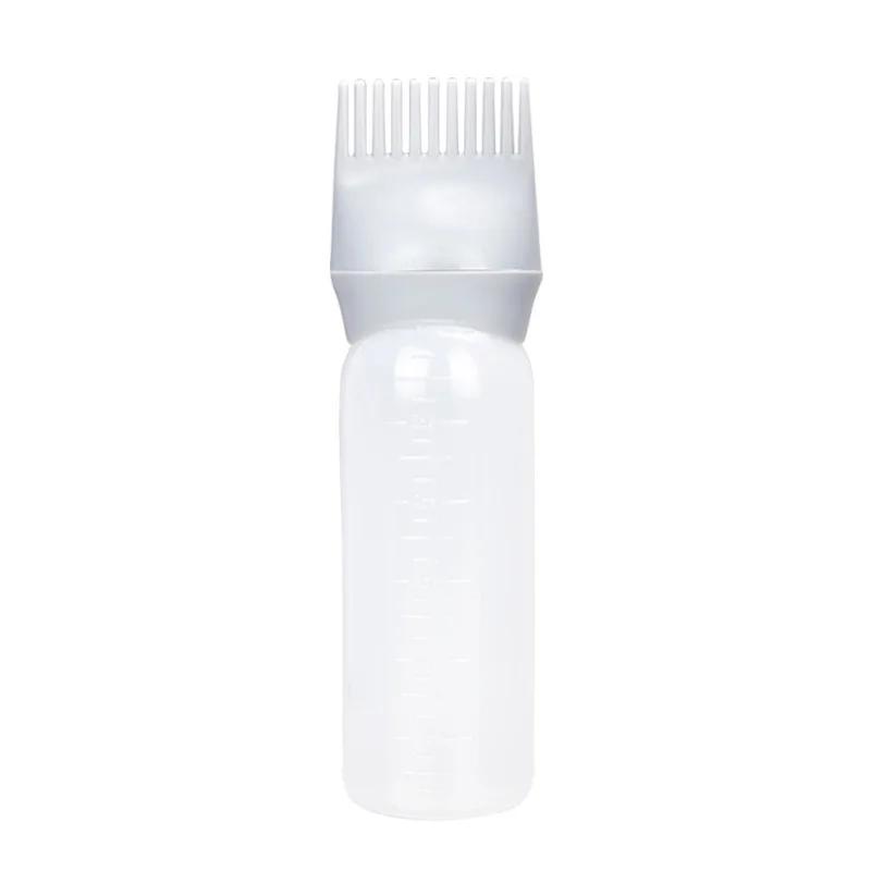 120ml Hair Oil Applicator Bottle Hairdressing Shampoo Bottle Hair Dye Refillable Bottle Hair Coloring Hairdressing Styling Tools
