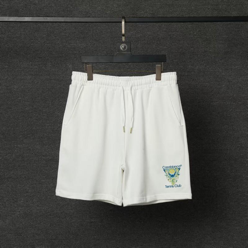 Mens Streetwear Cotton Shorts With Letter Print Loose Fit Casual Sport Short Pants
