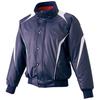 SSK Ground Coat with Full Zip Front and Navy and Silver Gray Small Men's Heat-Retaining Button-Down Buttons, (7095),