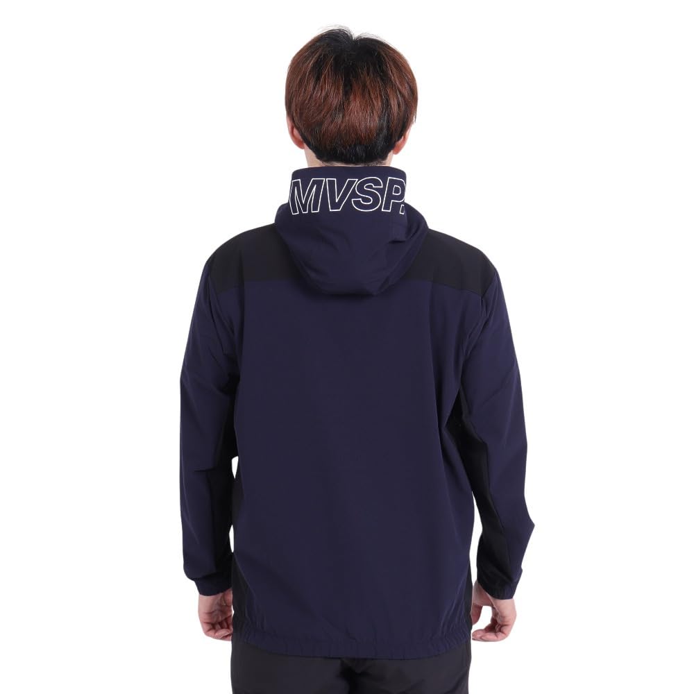 Cross Descente AIRY TRANSFER Light Lip Hood Logo Full Zip Hoodie Hooded Front Opening 4WAY Stretch Water Repellent Stable Shape Resistant To Pilling