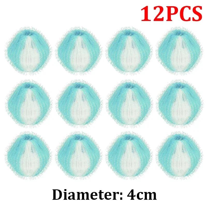 12/6 шт. Шарики для стирки Многоразовый фильтр для волос стиральной машины Плавающий уловитель шерсти, пуха, волос Сбор грязных вещей Очищающий шарик