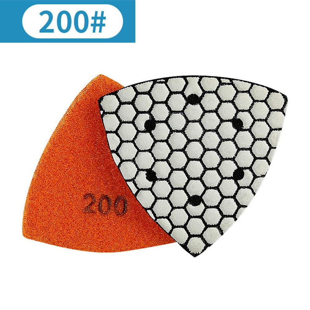 Granite Marble Stone Mm Triangle Diamond Dry Polishing Pads Good Durability