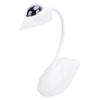 Swan Projection Desk Lamp USB Charging Night Light Eye Caring Adjustable Flexible Gooseneck Reading Lamp Decor Aesthetics for Home Office