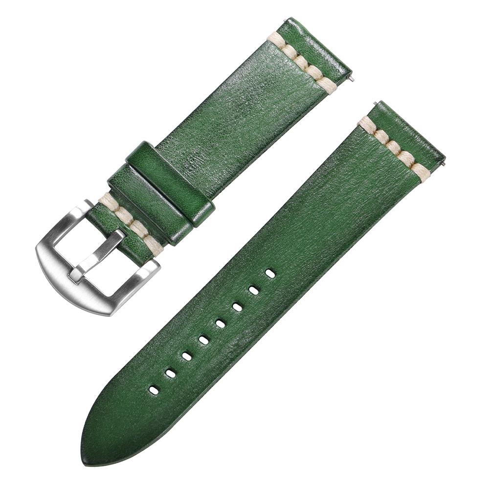 18мм 20мм 22мм 24мм Шовный ремешок для часов из телячьей кожи для Tudor для Samsung Винтажный кожаный ремешок для часов для Seiko Мужской наручный браслет