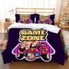 Комплект постельного белья с 3D геймерским принтом, удобное одеяло, пододеяльник, студенческая кровать в общежитии, пододеяльник из полиэстера