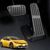 HUDIY Prius Aluminum Alloy Foot Pedal Covers for Brake and Accelerator Pedals for the New Prius 60 Series Customizable Interior Easy Scratch and Stain
