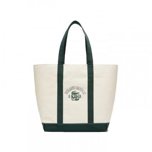 Lacoste Roland Garros Canvas Tote Bag