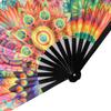 Большой ручной веер Гордость Крутой Светоотражающий веер Ручной веер с ручной росписью Складной ручной веер Складной веер из шелка