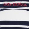 Lazy Jacks Boys Striped Quarter Zip Sweatshirt