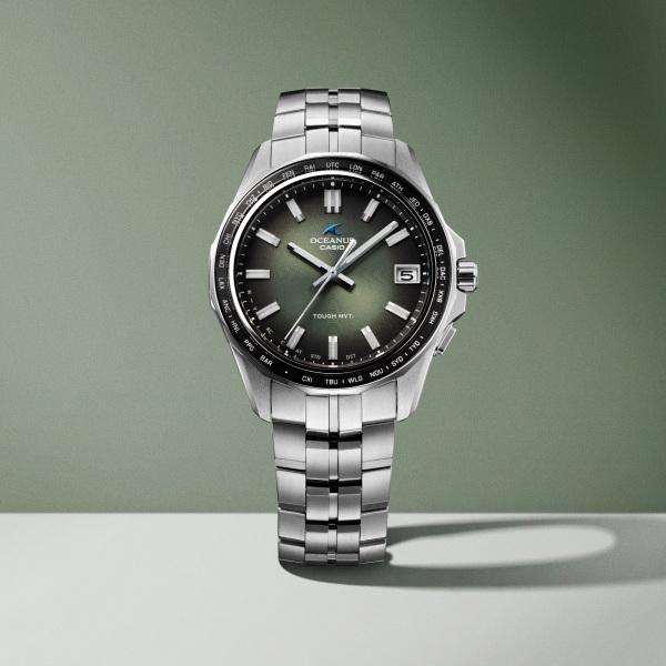 Casio OCEANUS Manta S400 OCW-S400RA-3AJF Green Dial Watch