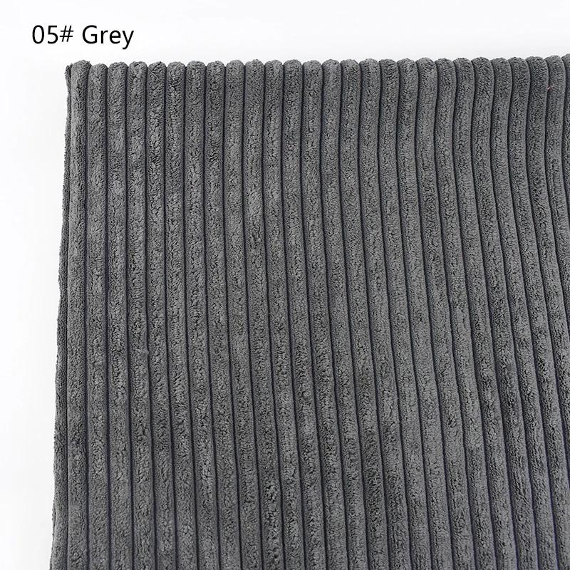 Meetee 50/100*150см Полосатая хлопковая вельветовая ткань Декоративная ткань для дивана Подушек Плюшевой игрушки DIY Одежда Шитье Домашний текстиль