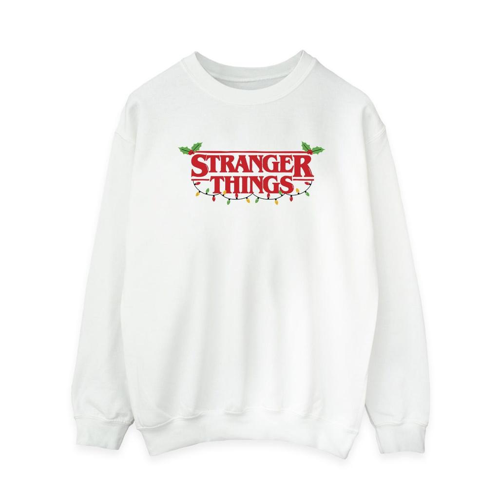 Netflix Womens/Ladies Stranger Things Christmas Lights Sweatshirt
