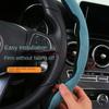 Suede Steering Wheel Cover for SKODA Octavia Kodiaq Superb Wagon Fabia Rapid Yeti Combi Karop Car Accessories