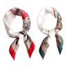 Fashionable Small Square Scarf with Unique Print for Office or Casual Wear Comfortable and Easy Care Bandana Scarves