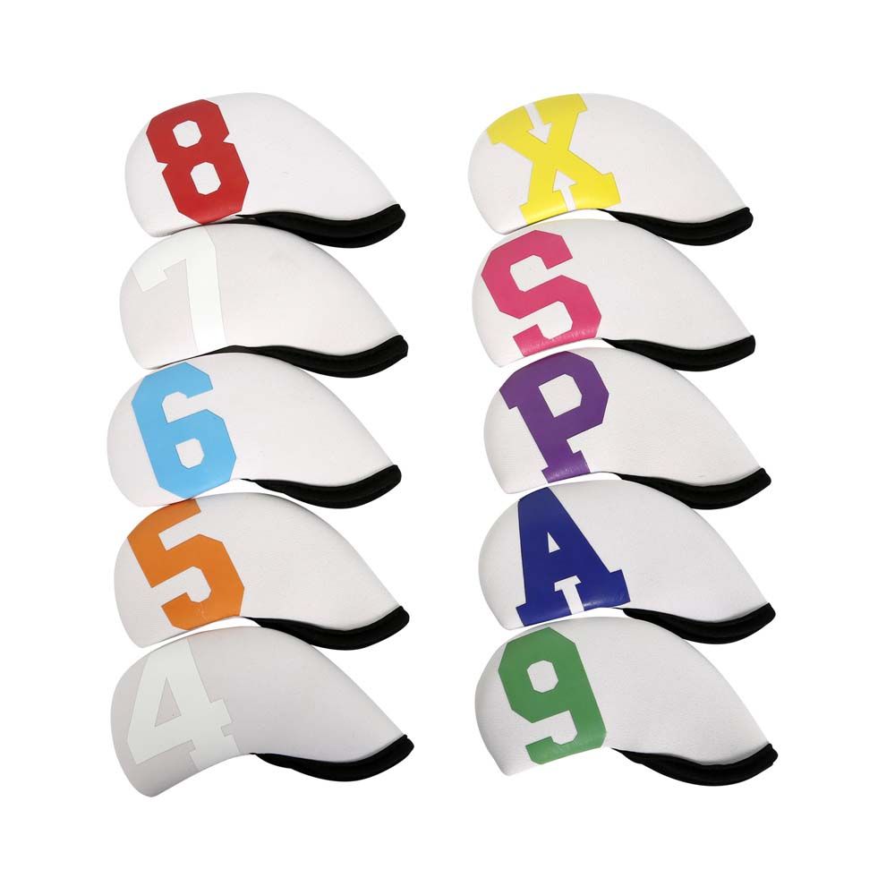 Golf Putter Accessories Golf Iron Headcover Golf Iron Covers Set Golf Head Cover Protector Case