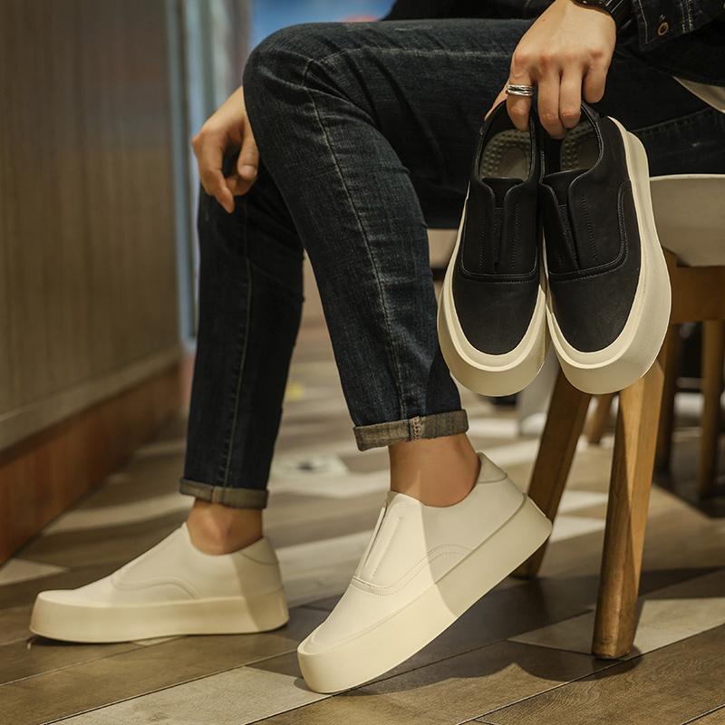 Модные классические белые кроссовки для мужчин, удобные кожаные кроссовки, обувь для скейтбординга, мужские кроссовки, балетки, мужские мокасины